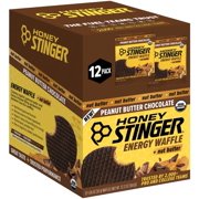Honey Stinger Organic Waffle Box of 12 Peanut Butter Chocolate