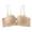 Beige, variant on Spaghetti Strap Bras for Women No Underwire Push up Bralette Breathable Spaghetti Strap Everyday Bras Beige 85B