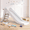 Offwhite, variant on Freestanding Kids Slide, Toddler Slide Climber with Basketball Hoop & Ball, Children Indoor Outdoor Playground Toy
