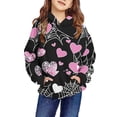 thumbnail image 1 of Sweat à Capuche Unisexe pour Enfants Halloween Bébé Garçons Filles Imprimé Manches Longues Pull-Over 4-14 Ans Multicolore, 1 of 6