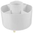 thumbnail image 1 of OULII 1Pcs Cosmetic Brush Compartment Box for Vanity Table Use Plastic Material 14.00X14.00X13.50Cm, 1 of 8