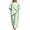 Green(Womens Sets), variant on GUACER Women's Two Piece Sets Oversized Short Sleeve Top and Wide-Leg Pants Set Summer Casual Outfit