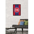 thumbnail image 2 of NBA Detroit Pistons - Logo 20 Wall Poster, 14.725" x 22.375", Framed, 2 of 5