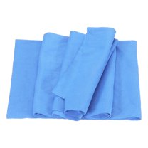 Uxcell Elastic Cuffs Ribbed Trims Cotton Fabric Knit Rib Stretch Tape Cuff Sleeve Waistband for Sewing Light Blue 47"x20"