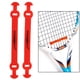 thumbnail image 2 of Amortiguador de vibraciones de tenis de 2 piezas, amortiguador largo para cuerdas y ligero rojo, 2 of 9