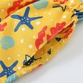 thumbnail image 4 of piuwrlz Shorts for Kid Toddler Boy Girls Single Piece Short Trousers Orange Size 9-10 Years, 4 of 7