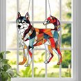 thumbnail image 2 of Regalos para Perros,Acrílico de Colores Dachshund Salchicha Perro Ventana Colgante Cadena 30cm Encantador Regalo,Regalos para Perros, 2 of 3
