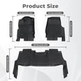 thumbnail image 3 of Findmall TPE Cushion Floor Mat for driver's cabin storage area, special Replacement for Ford F150, 2015 - 2025, 3 of 7