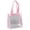Pink, variant on Stadium Approved Clear Tote Bag, Stadium Security Travel & Gym Clear Bag, for Work, School, Sports Games and Concerts,10"X 10"X 4"