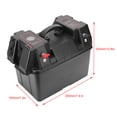 thumbnail image 4 of Battery Box Battery Voltmeter 12V Multifuctional Smart Battery Box USB Car Charger With Voltmeter For Car Boat RV, 4 of 8
