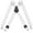 White, variant on Mens Braces with Strong Metal Clips, Adjustable Heavy Duty Brace Suspenders