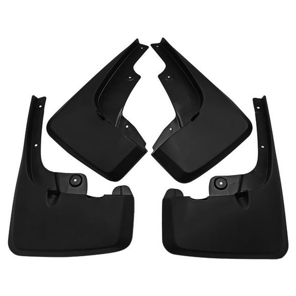 Custom MudFlap For Toyota 4Runner 2012-2024, No Drilling Splash Guards Mud Guards Decorative Accessories, 4pc Tire Protector-black