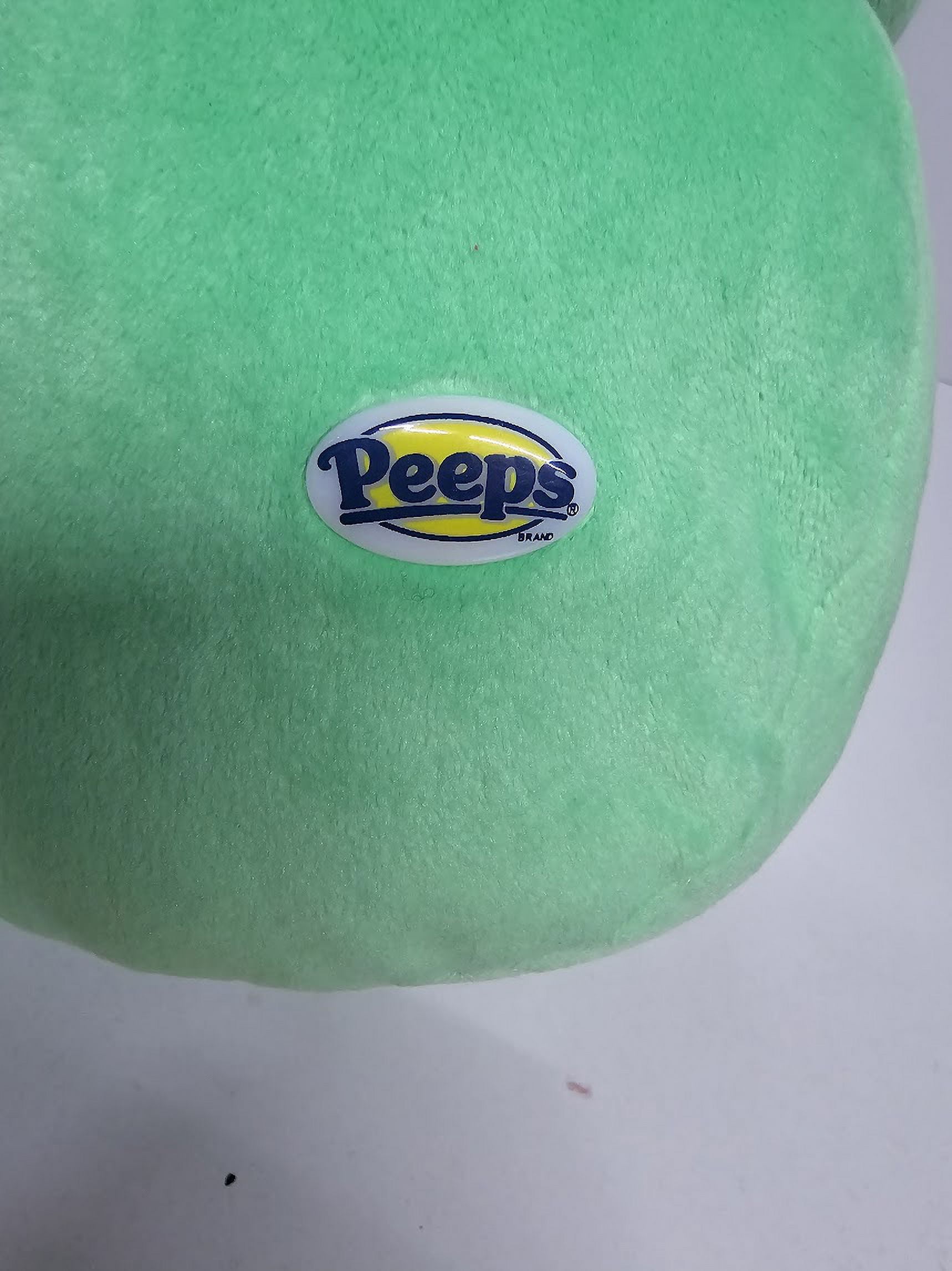 15" Peeps Emo Green Bunny Plush