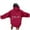 Rouge, variante sur Chandails à Capuchon Minces pour Femmes Chandails à Capuchon Long Léger Long Fermeture Éclair Femmes Automne Chandail à Enfiler Graphique Surdimensionné pour Femmes Hauts Décontractés Manche à Capuche à Cordon Chandail Molletonné avec Poches Rose TTG