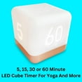 thumbnail image 7 of Automatic Household LED Cube Timer. Time Management Timer Cube Timer 5-15-30-60 Minute Preset Timer. Countdown Flip Timer Use as Exercise Yoga Study Kitchen Timer, Home Decor Centerpiece Accent Light, 7 of 7