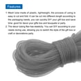 thumbnail image 3 of Uxcell 26 Yards Mesh Tube 3/8 Inch Decor Tubing Flex for Wreath,DIY Craft Gray, 3 of 3