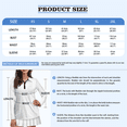 thumbnail image 7 of Yuyamidu Blue Palm Leaves Women's Long Sleeve Golf Tennis Shirts Soft Zip Up Shirt Athletic Tropical Golf Tops Casual Daily Wear Clothing Size 2XL, 7 of 7
