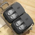 thumbnail image 4 of Shoe Bags for Travel Holds 3 Pair of Shoes Travel Shoe Bag Shoe Bag Shoe Organizer Breathable Visible Travel Shoe Cover for Packing Portable Shoe Cubes for Travel and Daily Use, 4 of 6