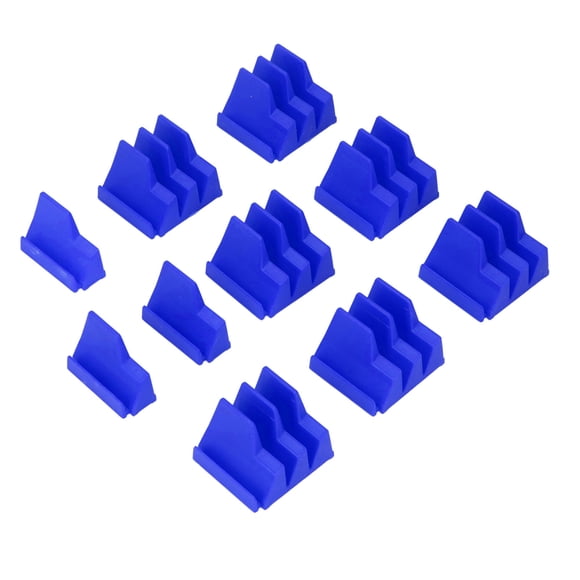 Soporte Modular Para Llaves, 10 Unidades, Práctico Organizador Modular De Herramientas, Estante De Almacenamiento Para Llaves, 24 Ranuras, Diseño Magnético, Soporte Para Llaves