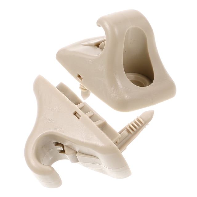 WRITWAA 2Ud Accesorios Beige Para Reparación Y Reemplazo De Visor Solar En Auto