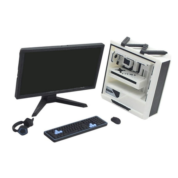 Zxpjkyu 1:12 Scale Dollhouse Miniature Furniture Accessories Gaming Enthusiasts Ornament Set