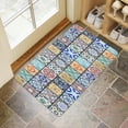 thumbnail image 4 of Bohemian Geometric Design (4) Door Mat 30 X 17 Inch Welcome Doormat Indoor Outdoor Entrance Floor Mat Non Slip Spring Summer Decor Rubber Mats, 4 of 6