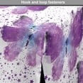 thumbnail image 4 of Butterfly Dog Crate Cover, Surreal Star Patterned Background with Polygonal Butterflies Modern, Easy to Use Pet Kennel Cover for Dogs, 35" x 23" x 27", Purple Pale Blue White, by Ambesonne, 4 of 6