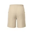 thumbnail image 6 of yillto Mens Summer Shorts 5 Inch Fashion Loose Shorts Drawstring Waist Casual Dressy Short Pants with Pockets, 6 of 7
