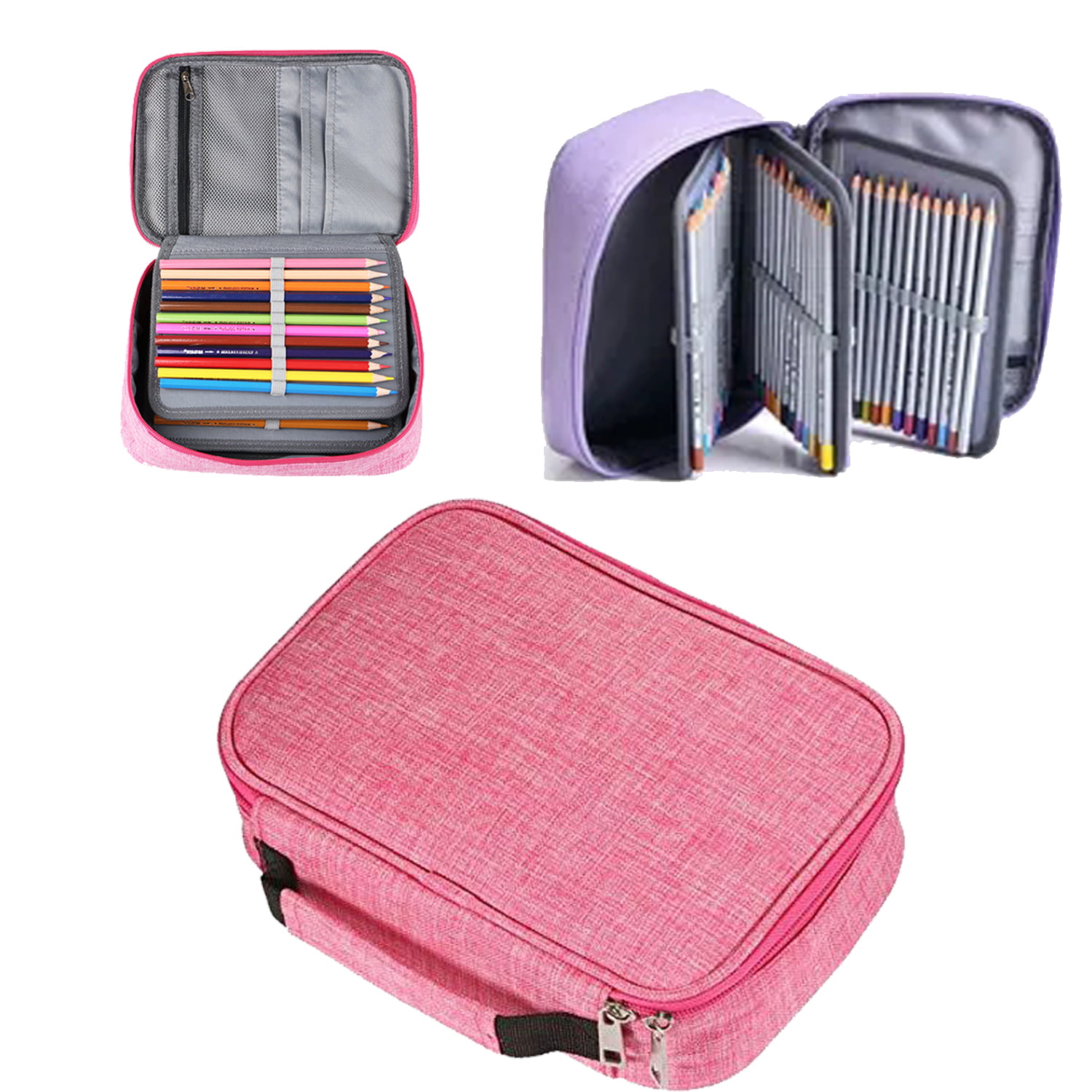 Wholesale Large Capacity Cheap Pencil Cases Bulk With Zipper Pouch 32/52/72  Slots For School Stationery Organization HKD230831 From Flying_king18,  $11.71