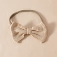 thumbnail image 4 of XIMIN Baby Girl Easter Outfit, Long Sleeve Knit Ribbed Jumpsuit with Bunny Design, Newborn Romper Bodysuit and Headband Set, 4 of 8