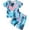 R123-Light Blue, variant on RMGVDSD Girls Clothes 2 Piece Set Summer Outfits Heart Print T-Shirt Crewneck Short Sleeve Tops And Shorts Casual Playwear For Toddler And Kids 2-3 Years