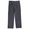 thumbnail image 1 of French Toast Big Boys' Husky Flat Front Wrinkle No More Double Knee Pants (Husky Sizes), 1 of 1