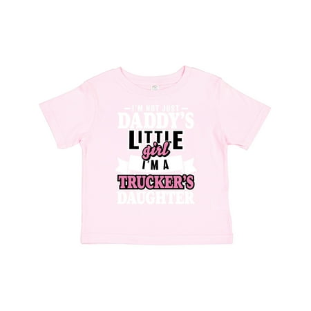 

Inktastic Im Not Just Daddys Little Im a Truckers Daughter Gift Toddler Toddler Girl T-Shirt