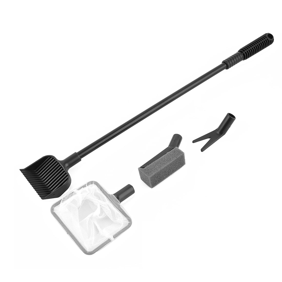 Unique Bargains Aquarium Fish Tank Mesh Net Glass Gravel Rake Sponge