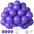 thumbnail image 1 of Globos CVPARTYON 60 piezas 12" látex morado oscuro, 1 of 6