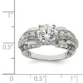 thumbnail image 2 of Sterling Silver Fancy CZ Ring - Size 6, 2 of 2