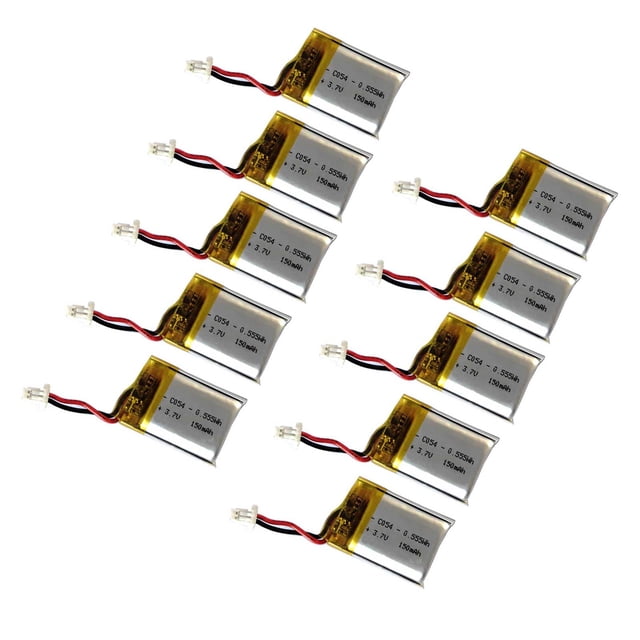 Paquete de 10 Baterías de Repuesto AOLIKES CS540 3.7V 150mAh