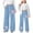 C-Light Blue136, variant on JIAYUE Kids Girls Valentines Day Trousers Bowknot Print High Waisted Straight-Leg Long with Drawstring Girlfriend Slacks For Teens Seasonal Breathable Playwear