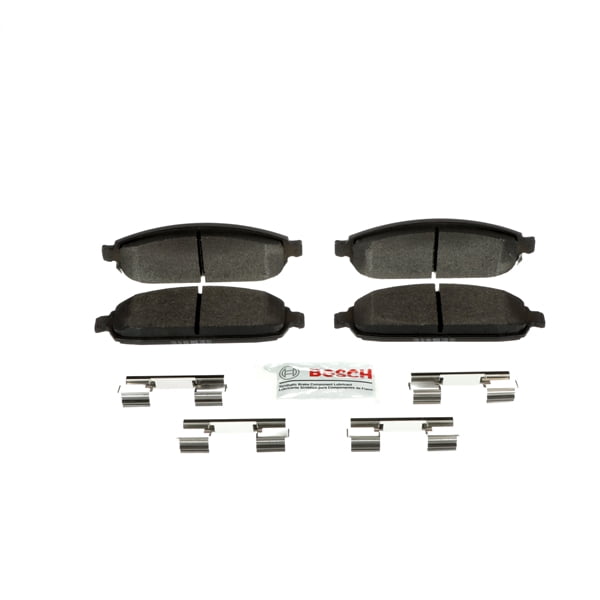 Bosch BE1080H Bosch Blue Semi-Metallic Brake Pads with Hardware