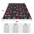 thumbnail image 3 of Balery Paisley1 Manta de Felpa Suave y Acogedora – Cobija de Franela Aterciopelada para Cama, Lavable y Cálida para Sofá, Mascotas, Transpirable-50"x40", 3 of 7