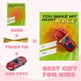 thumbnail image 4 of Joyfy 28 Packs Valentines Day Cards  for Kids with Die-Cast Racing Cars, Valentines School Classroom Exchange Party Favor Gift Supplies, Boys Valentine, 4 of 9