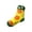 Yellow, variant on Squeaky Plush Sock Dog Toy, Cartoon Stuffed Animal Toy for Teeth Cleaning and Boredom Relief for Small Dogs, Red