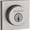 Satin Nickel, variant on Kwikset 158Sqt-S.Strkp Halifax Square Rose Single Cylinder Deadbolt Smartkey - Black
