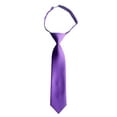 thumbnail image 4 of Krdevn Korean Japanese Style Short Solid Color Girls Kids No Tie Bow Tie Easy Pull School Preppy Accessory,One Size, 4 of 4