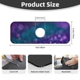 thumbnail image 2 of Bingfone Purple and Green Glitter Print Splash Guard for Sink Faucet,Super Absorbent Fast Drying Mat Sink-Splash Guard Behind Faucet Drip Catcher for Kitchen,Sink Mat,Dish Drying Mat, 2 of 8