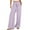 Purple-812, variant on Under 10,Women's Wide Leg Pants, High Waist Straight, Casual Denim, Comfort Fit, For Office/Travel, Elastic Waistband, Stretch Material Everyday Essentials|100%Polyester,Gray,Sopatenor
