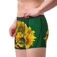thumbnail image 2 of Xecao Sunflowers in Bucket Print Men's Underwear Boxer Briefs Pack - Your ComfortSoft, Moisture-Wicking, and Breathable Choice for Men's Underwear-Large, 2 of 5