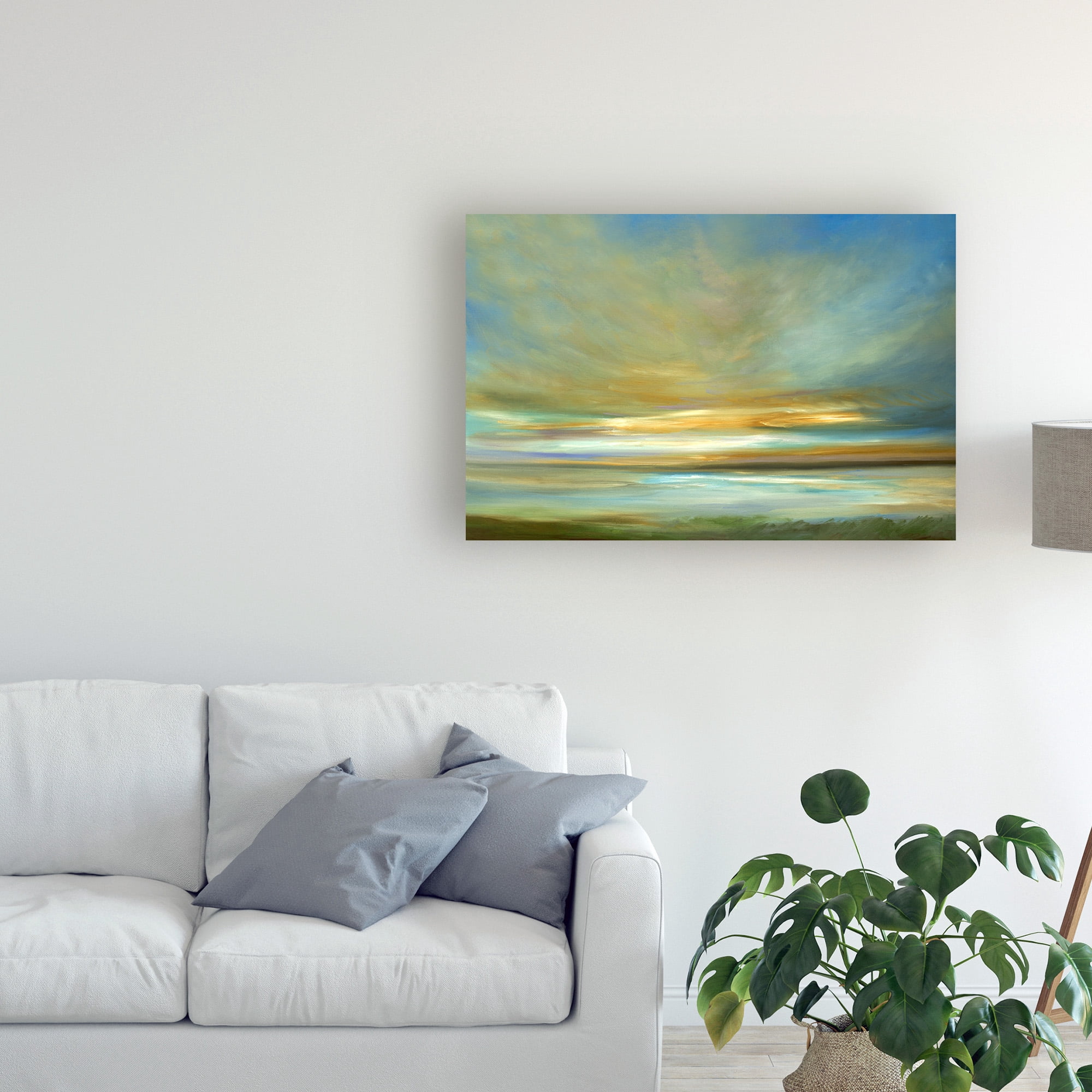 Trademark Fine Art 'Light on the Dunes' Canvas Art by Sheila Finch