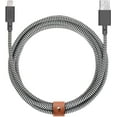 thumbnail image 2 of Native Union Belt Cable XL - 10ft Ultra-Strong Reinforced USB-A Charging Cable (Zebra), 2 of 6