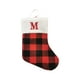 thumbnail image 2 of Ofertas Limitadas, Calcetines navideños Bolsa de regalo navideña Colgante Calcetines con alfabeto Haig rojo Adornos para árbol de Navidad Akmoler, 2 of 9